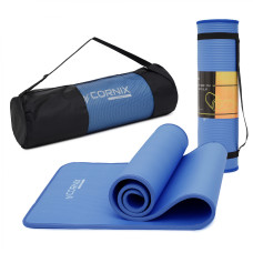 Коврик для фитнеса Cornix XR-0096 NBR Blue/Blue
